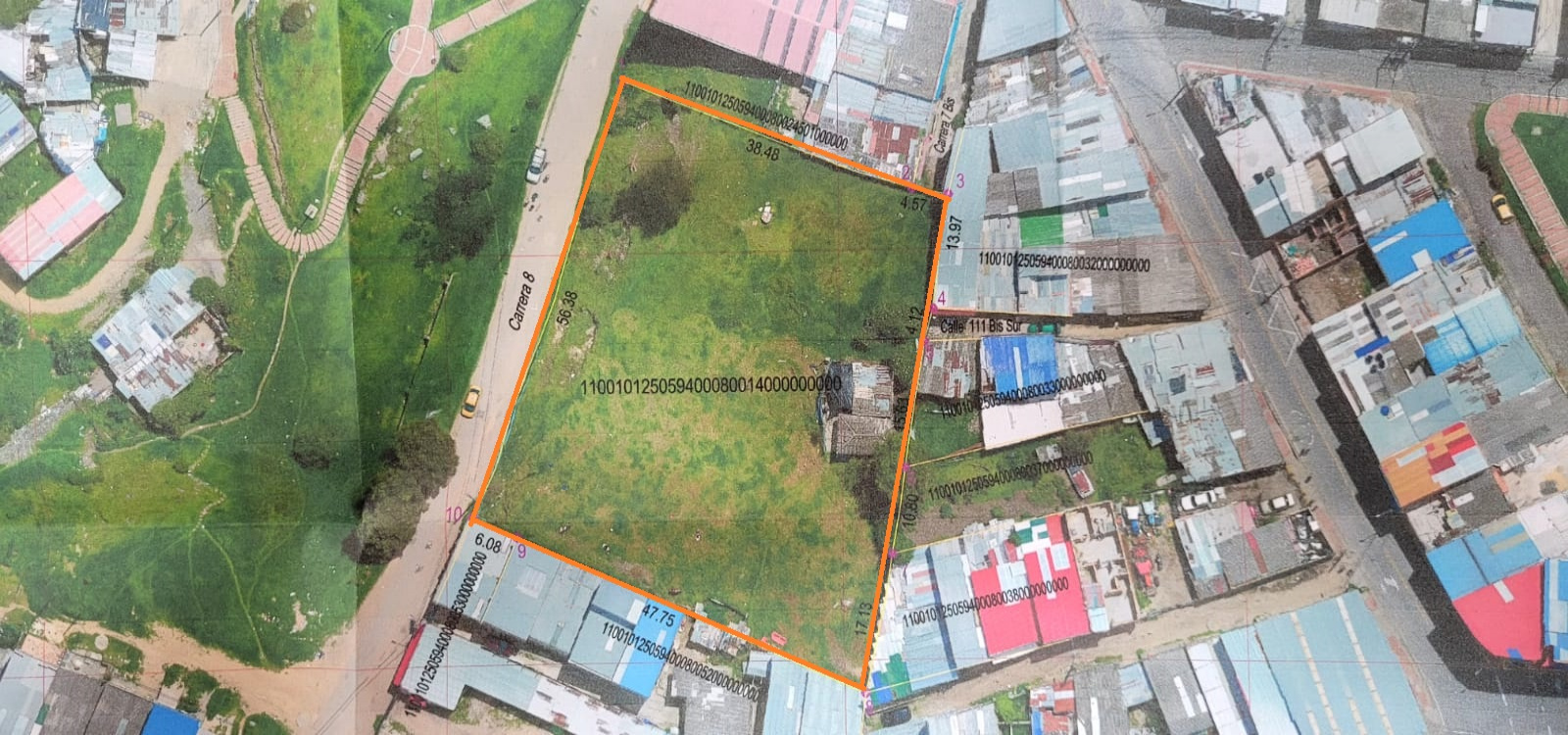 7 36 calle 111 bis sur, Bogotá, Sur, Villa Israel, ,Lotes,Venta,calle 111 bis sur,3959